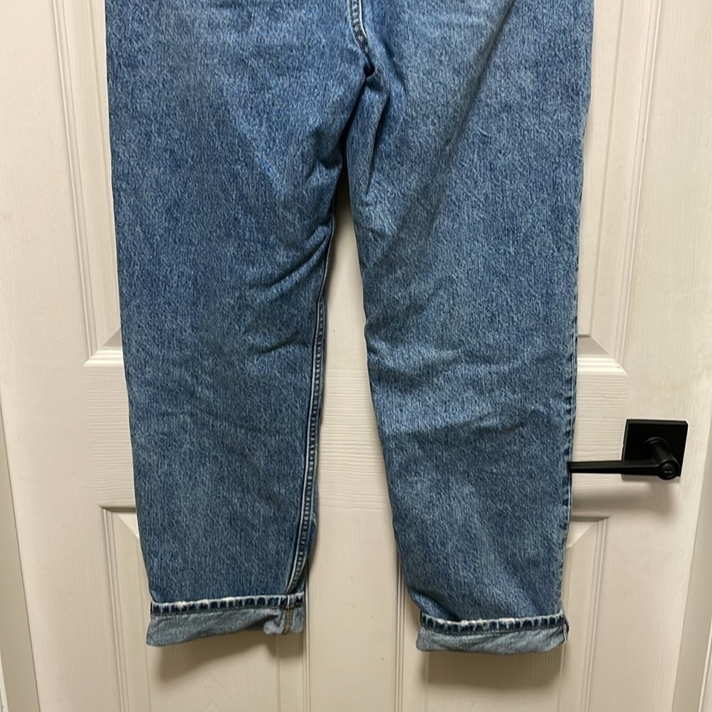 Zara | Blue | Relaxed | Button-fly | HighWaisted | Denim | Jeans | Size 31 - Picture 7 of 13
